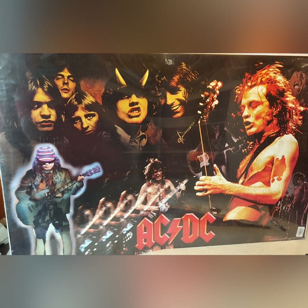 ACDC 36" X 24" POSTER, 2005, PREOWNED ~ LEIDSEPLEIN PRESSE
